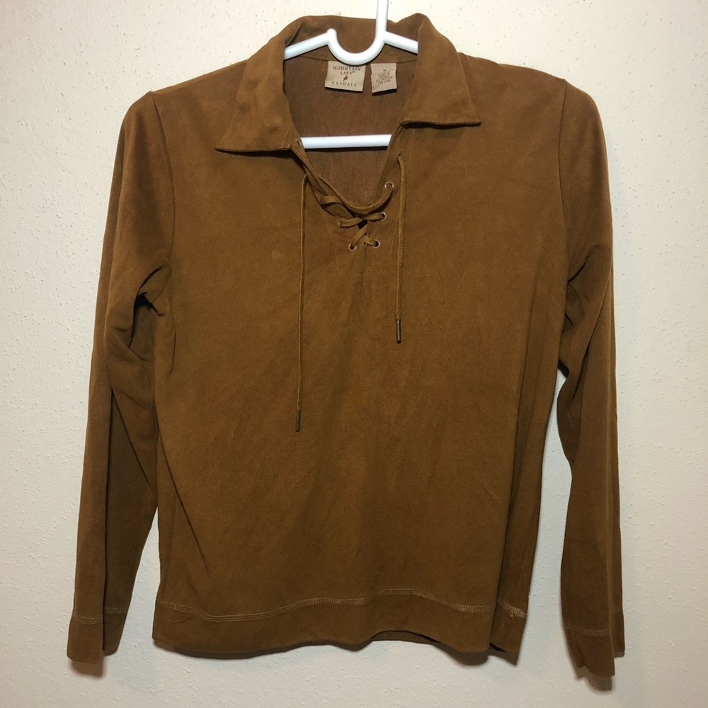 ❤️100% Polyester Medium Brown LongSleeve❤️